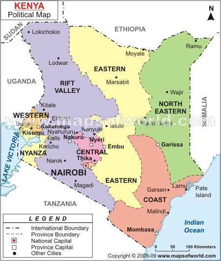 Machakos map
